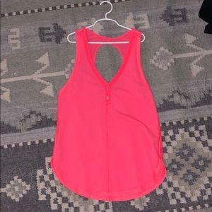 Pink lulu lemon tank